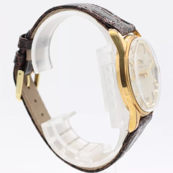 Vintage 34mm Rodania 1297B Men's Automatic Wristwatch 4007 Swiss Steel w Date - Picture 2 of 5